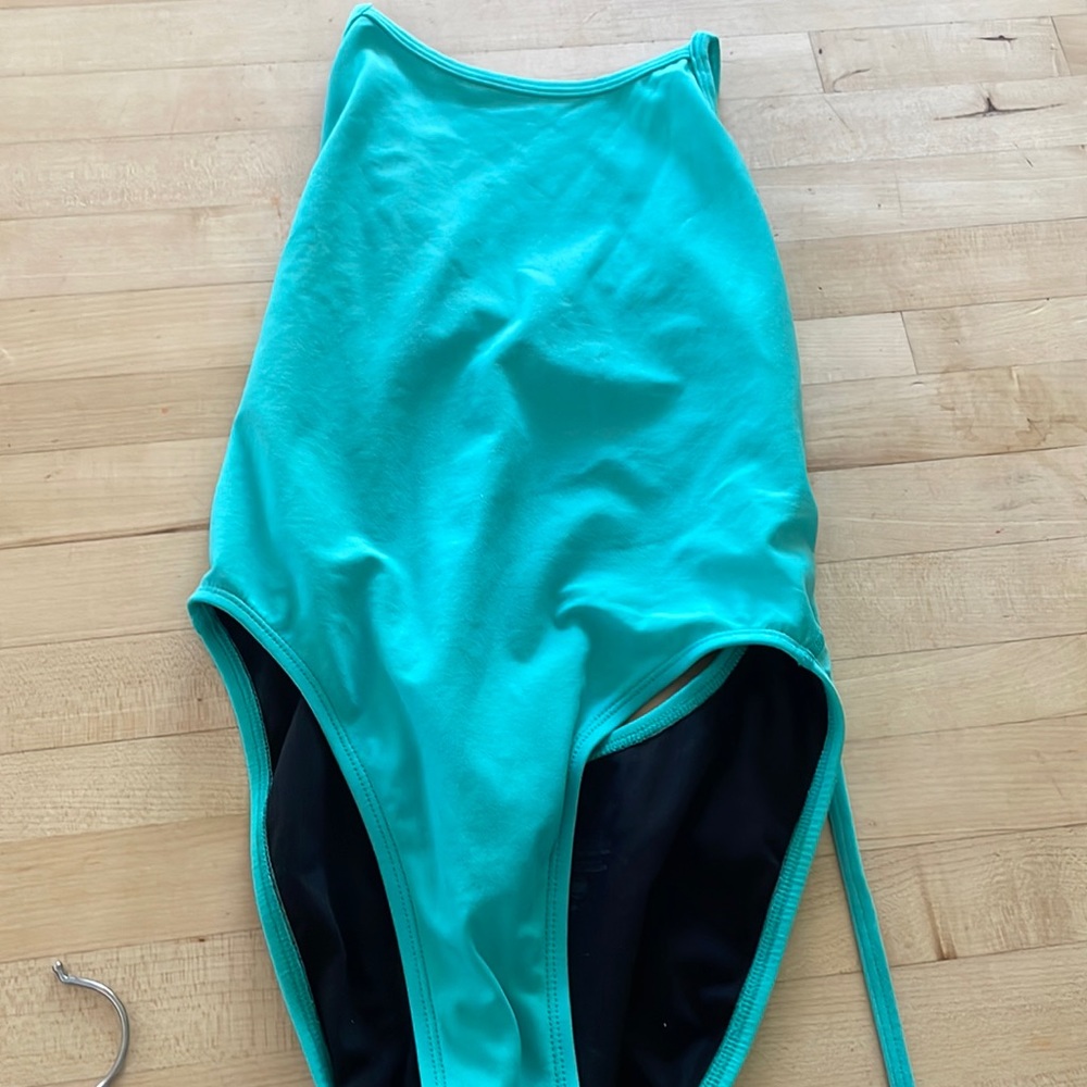 Jolyn teal swimsuit